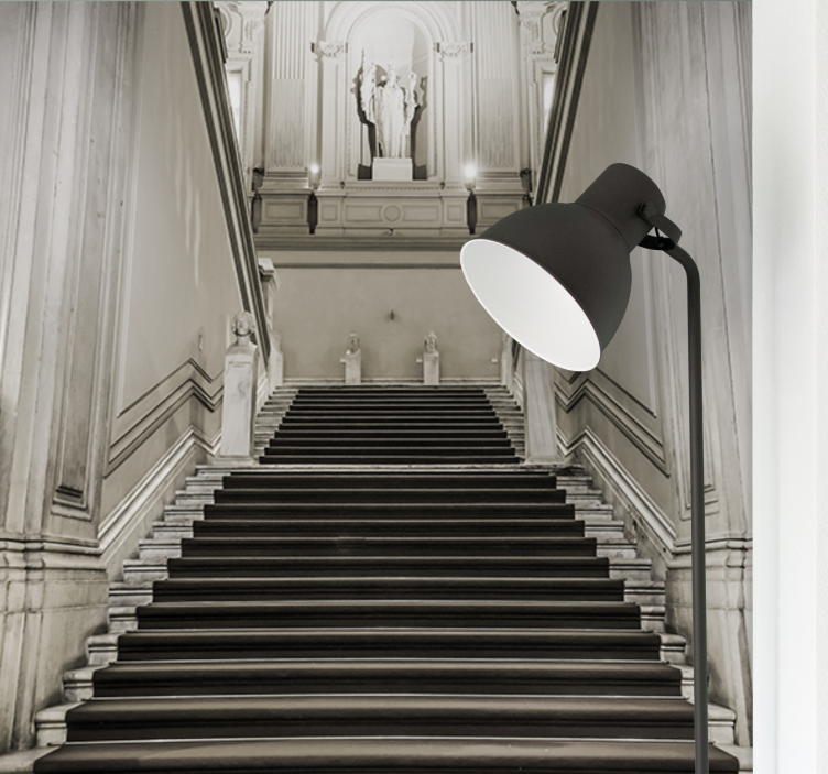 도시와 국가 벽 벽화 계단 건축 디자인 - TenStickers