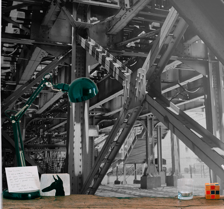 도시와 국가 벽 벽화 도시 구조 디자인 - TenStickers