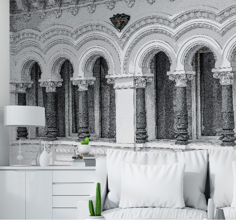 포토 뮤럴 클래식 아트 건축 아치 디테일 - TenStickers