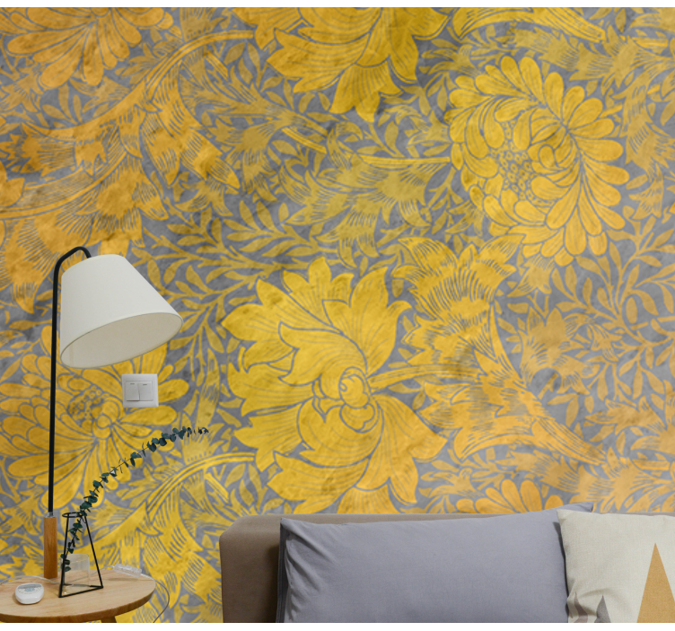 꽃 벽 벽화 꽃 무늬 배치 - TenStickers