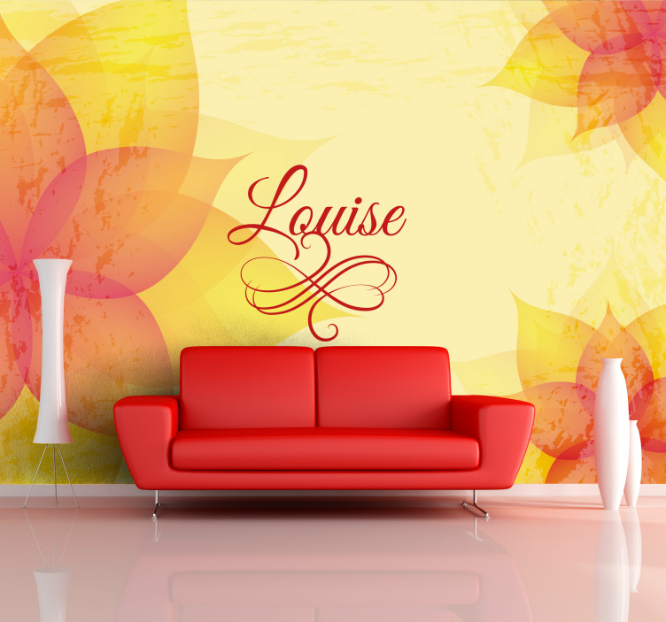 꽃 벽 벽화 정교한 식물 배열 - TenStickers