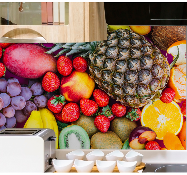 꽃 벽 벽화 생동감 넘치는 과일 모음 - TenStickers