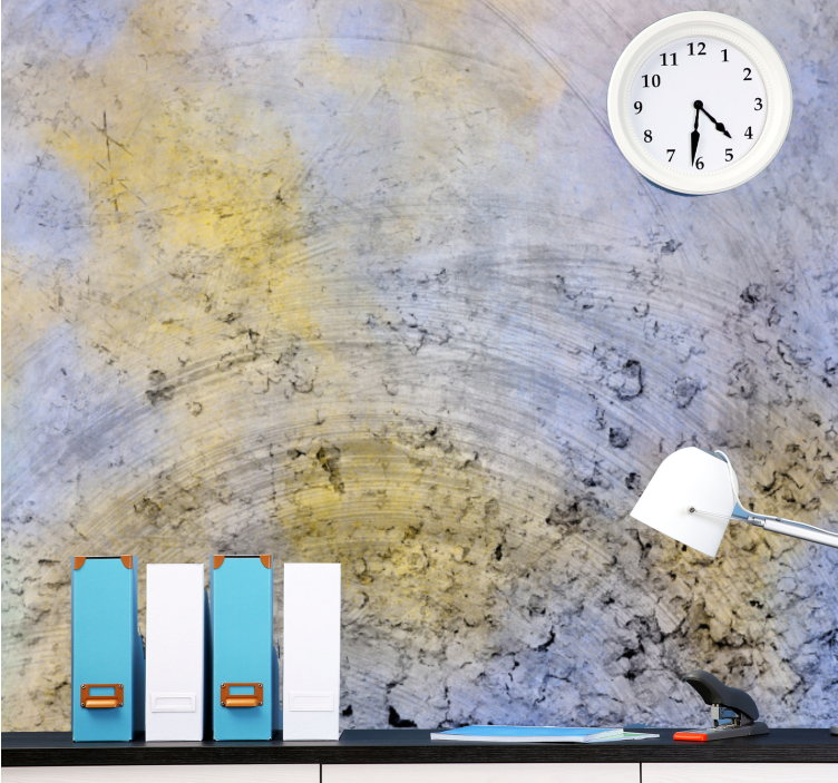 산업 스타일의 오래된 콘크리트 벽 벽화 - TenStickers