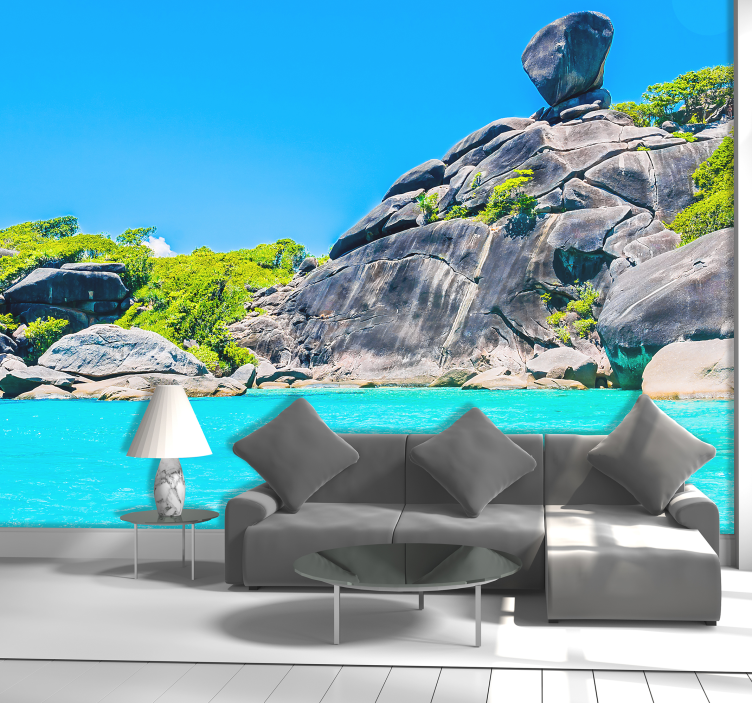 풍경 벽 벽화 열대 바다 풍경 - TenStickers