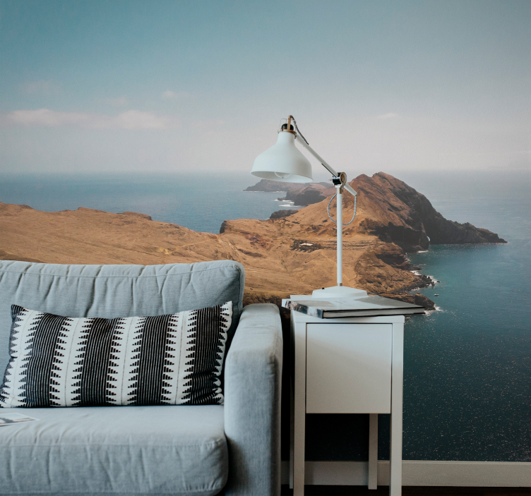 풍경 벽 벽화 해안 산 전망 - TenStickers