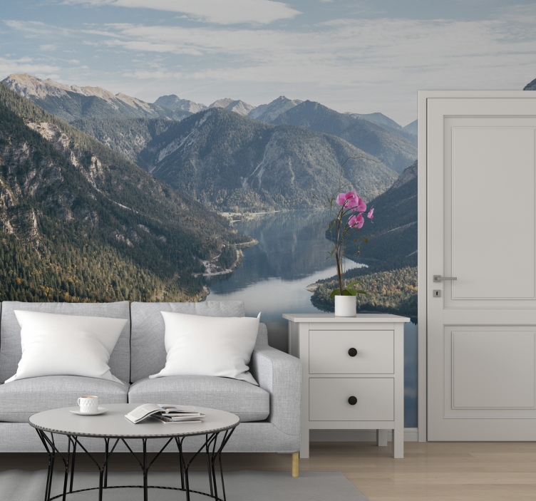 풍경 벽 벽화 장엄한 산 전망 - TenStickers