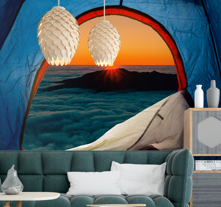 풍경 벽 벽화 산의 황혼 경치 - TenStickers