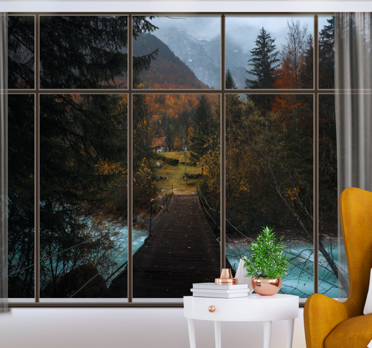 풍경 벽 벽화 산길 풍경 - TenStickers