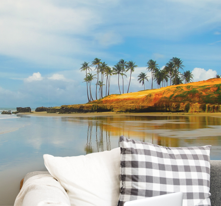 풍경 벽 벽화 야자수 반사 - TenStickers