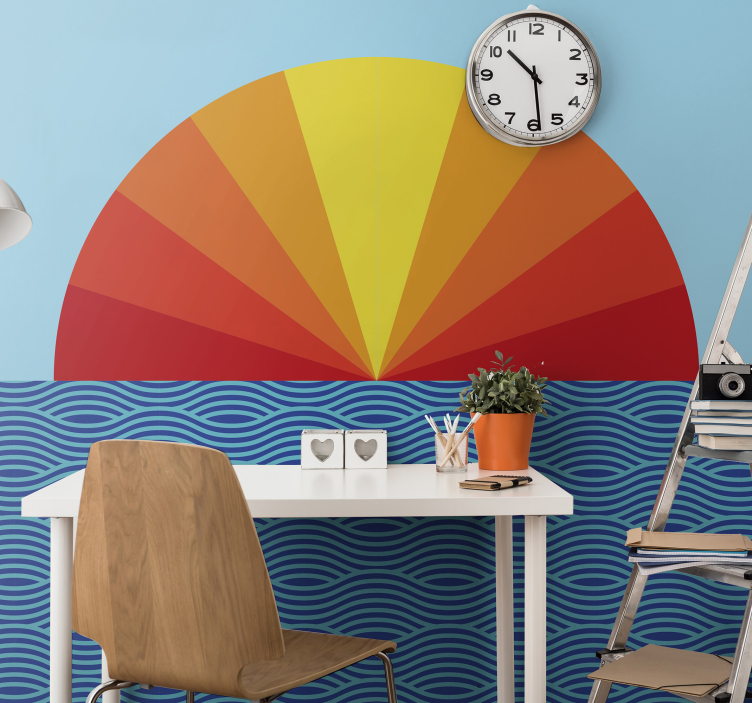 풍경 벽 벽화 빛나는 지평선 디자인 - TenStickers