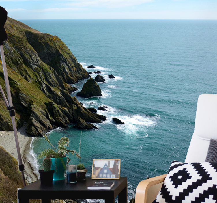 풍경 벽 벽화 해안 돌 구조물 - TenStickers