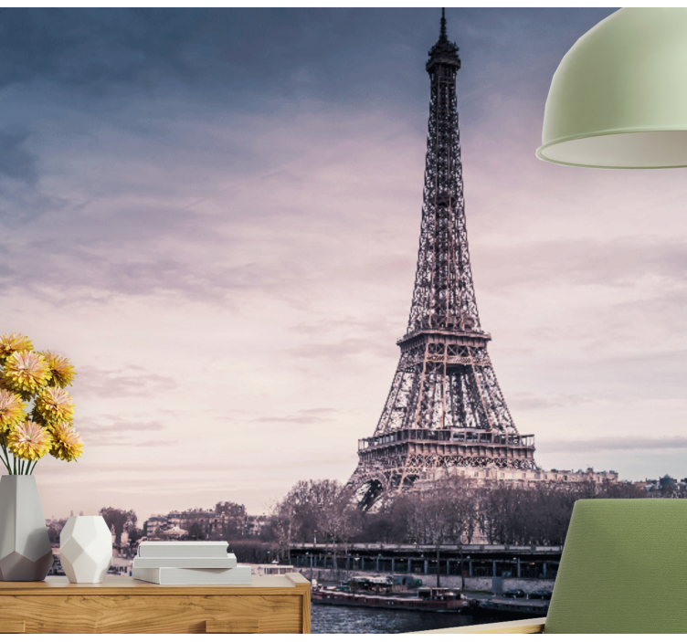 파리 벽 벽화 에펠탑 실루엣 - TenStickers
