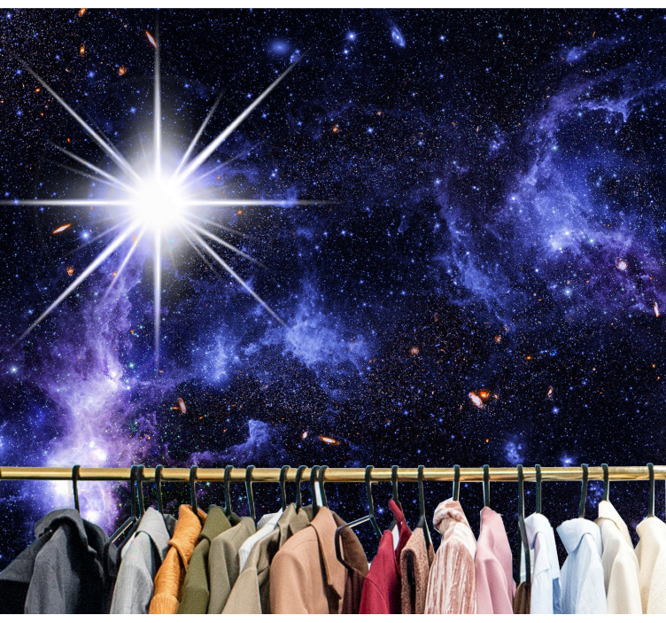 벽화 공간 우주 별빛 탐험 - TenStickers