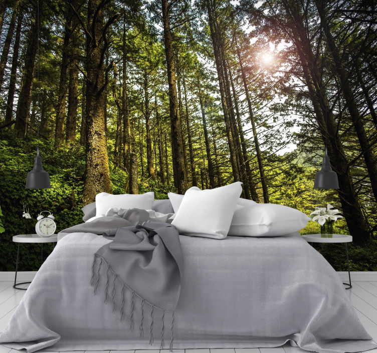 맑은 숲 벽 벽화!! - TenStickers