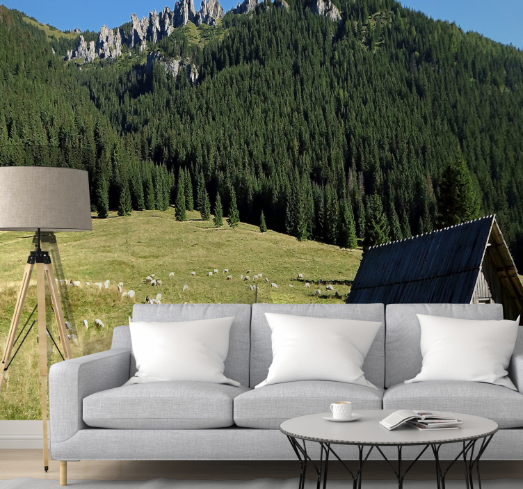 Tatras 산 벽 벽화 - TenStickers