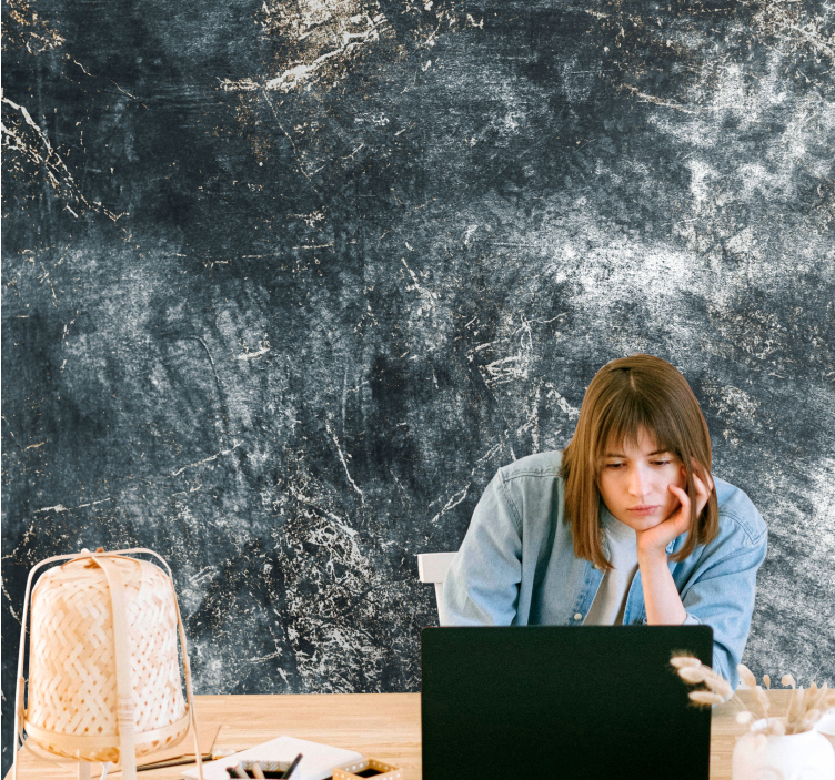 질감과 패턴 벽 벽화 어두운 질감 표면 - TenStickers