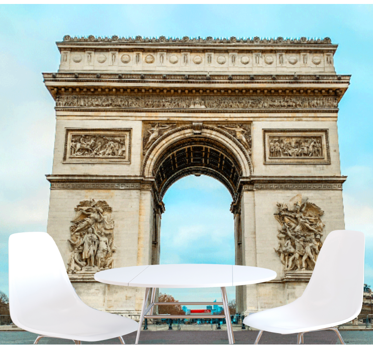 샹젤리제 복도 벽화 - TenStickers