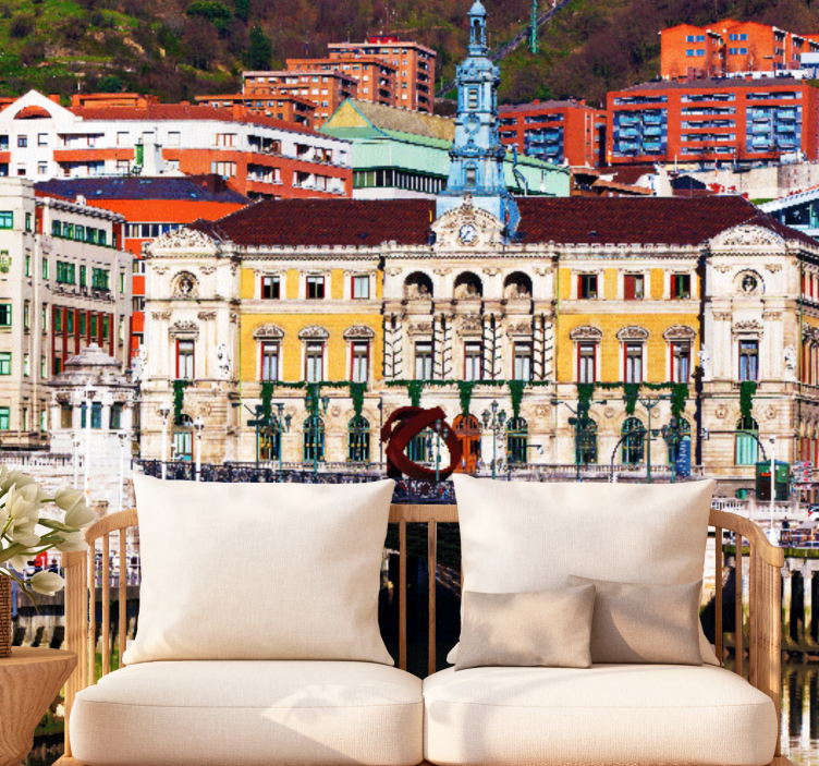 마드리드 벽화 역사적인 빌바오 건축물 - TenStickers