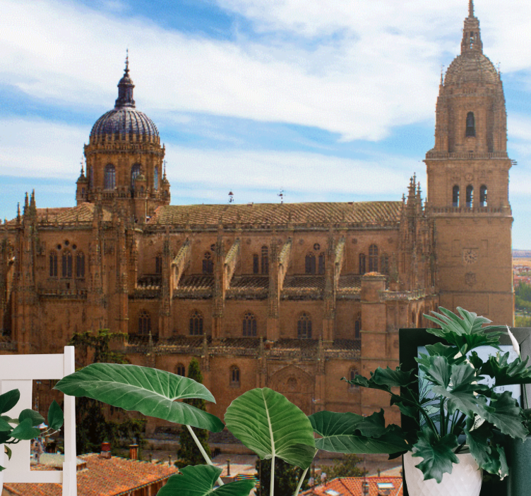 마드리드 벽화 역사적인 성당 전망 - TenStickers