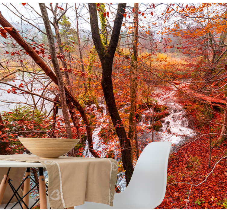 포토 뮤럴 자연 가을 숲 풍경 - TenStickers