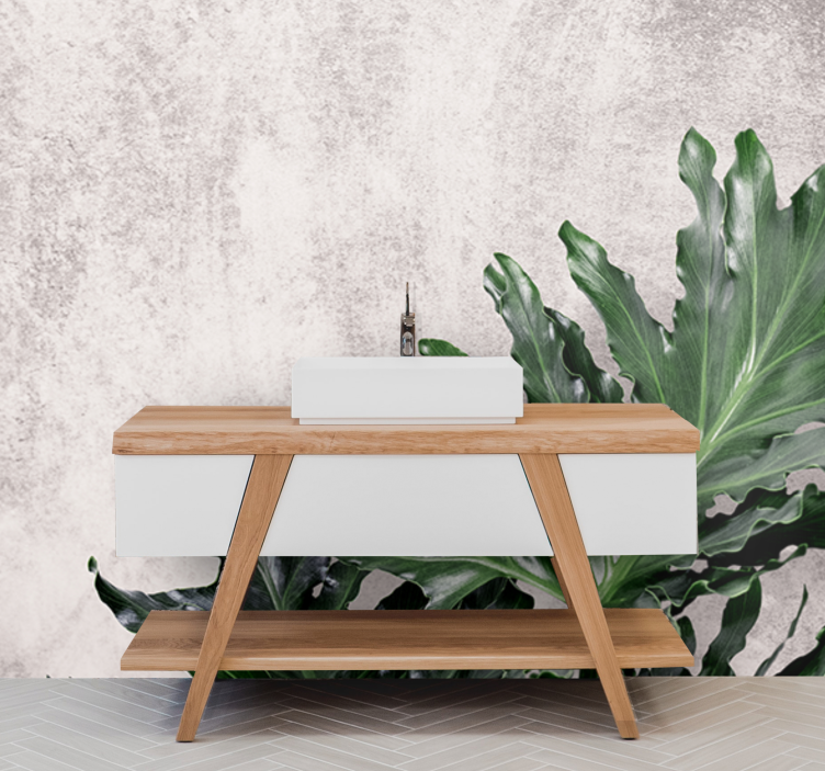 포토 뮤럴 자연 푸르른 잎사귀들 - TenStickers