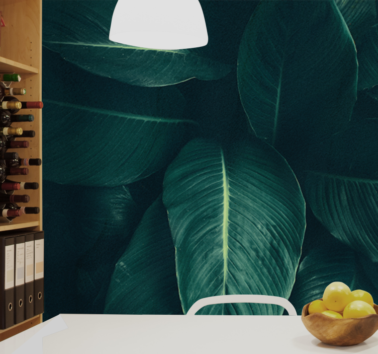 포토 뮤럴 자연 풍성한 잎사귀 질감 - TenStickers