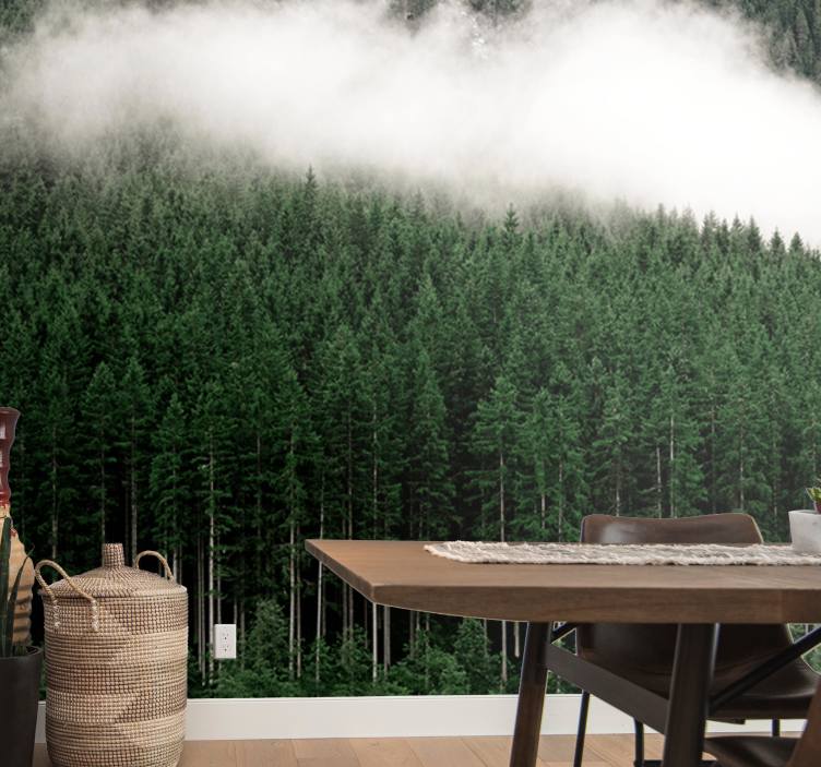 포토 뮤럴 자연 장엄한 숲 풍경 - TenStickers