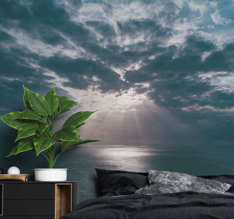 포토 뮤럴 자연 해양 광선 - TenStickers