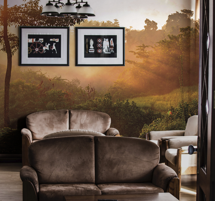 포토 뮤럴 자연 고요한 숲 풍경 - TenStickers