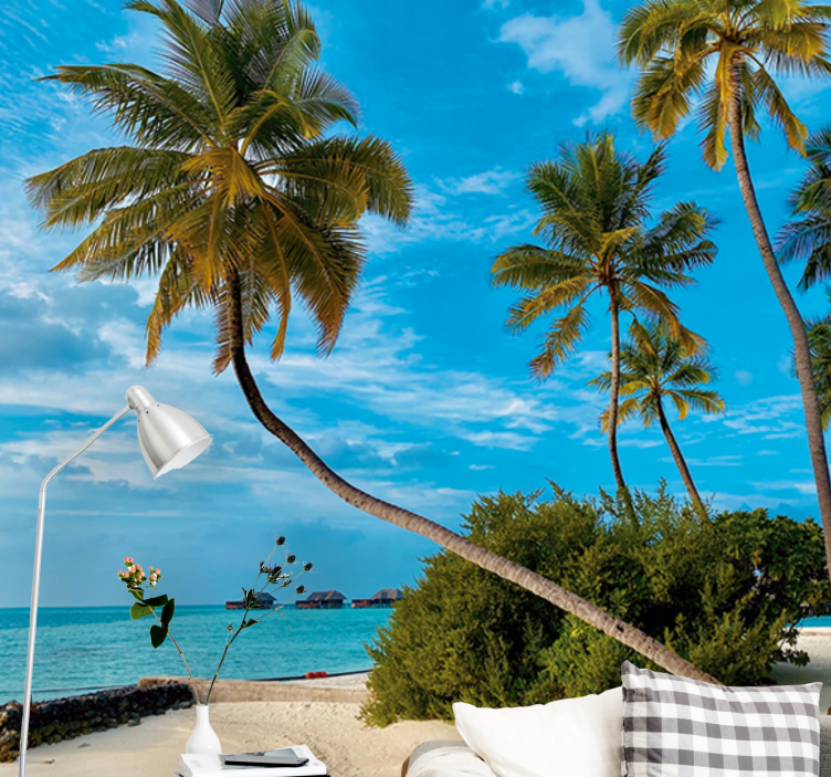 포토 뮤럴 자연 열대 야자수 풍경 - TenStickers
