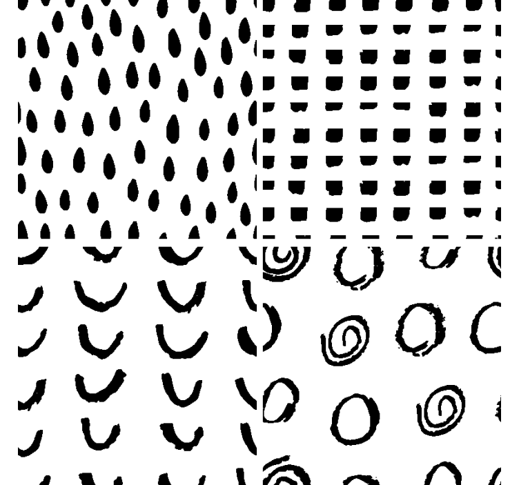 다른 패턴 현대 코스터 - TenStickers