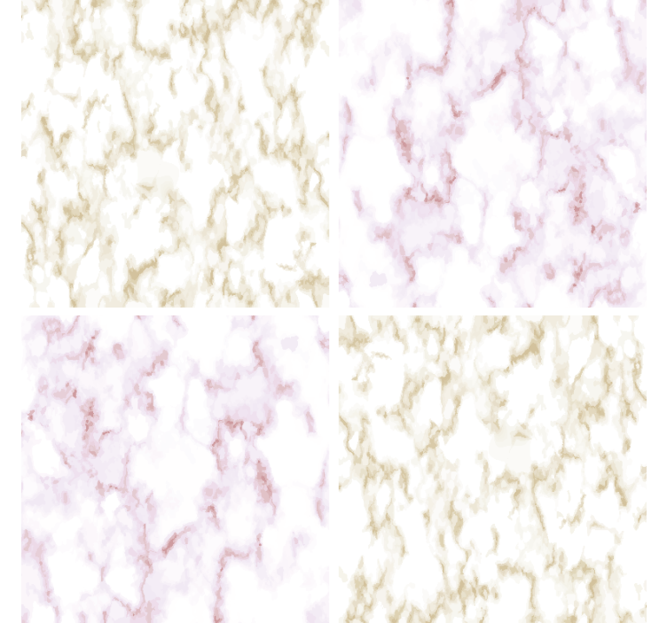 천연 대리석 컵 코스터 - TenStickers