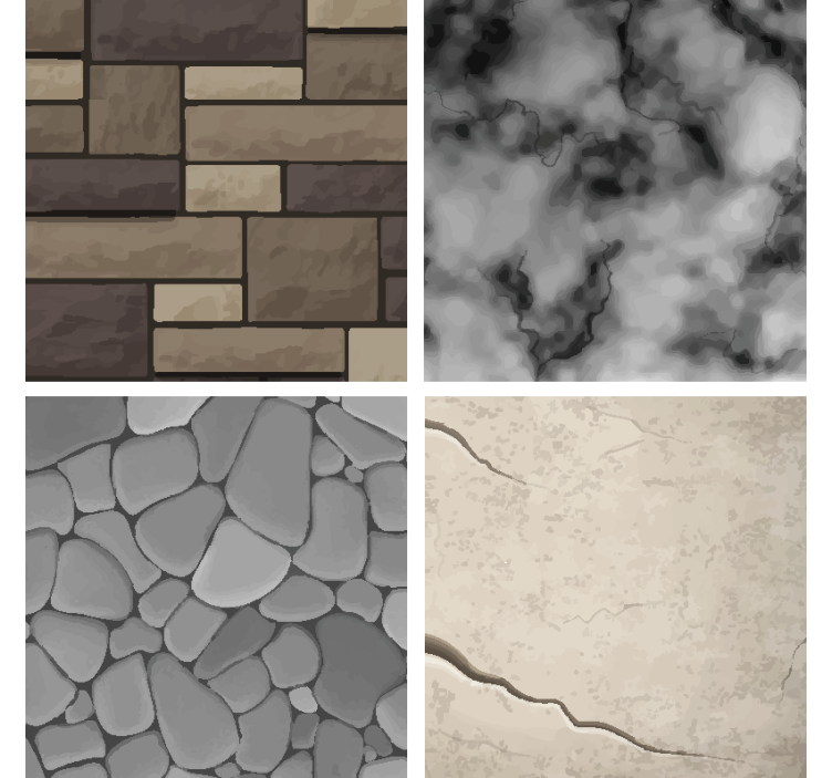 현실적인 질감 음료 코스터 - TenStickers