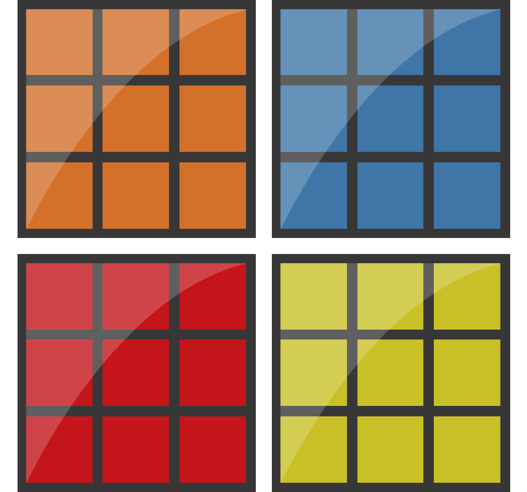 큐브 게임 괴짜 음료 코스터 - TenStickers