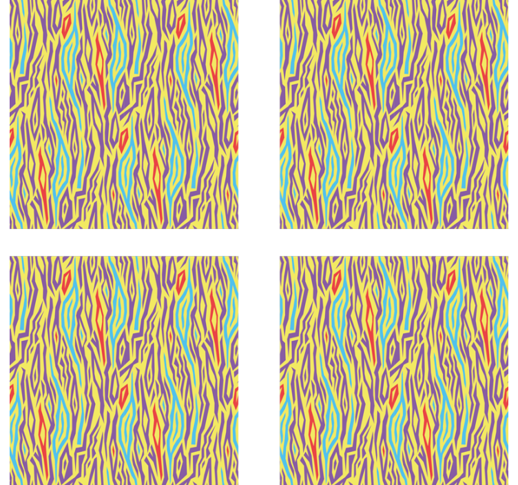 텍스처 효과 텀블러 생동감 있는 추상 라인 - TenStickers