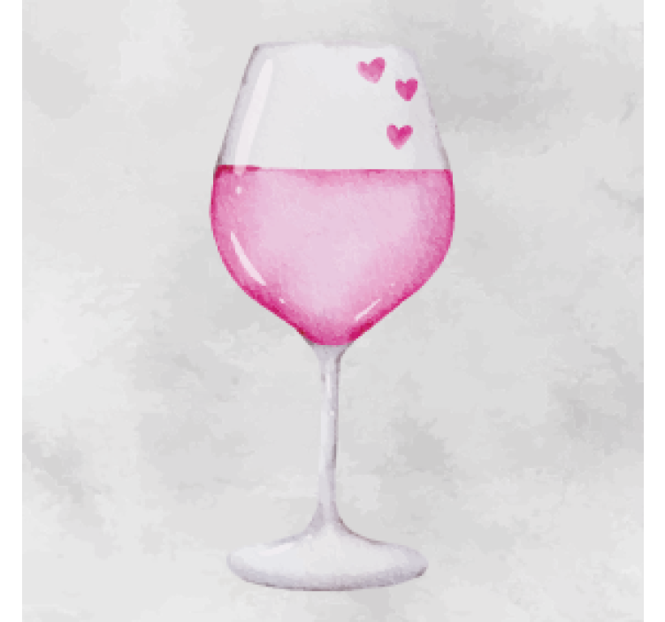 맞춤형 포스트글라스 하트 장식 유리 - TenStickers