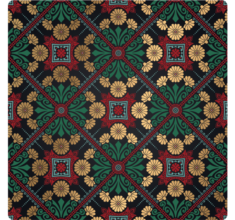 텍스처 효과 텀블러 꽃무늬 장식 시트 - TenStickers