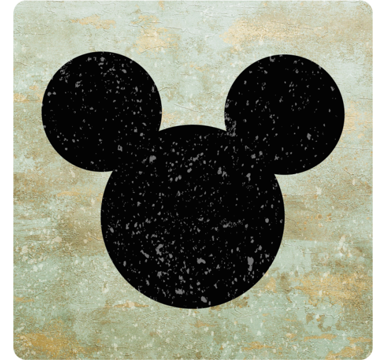 빈티지 미키 마우스 코스터 - TenStickers