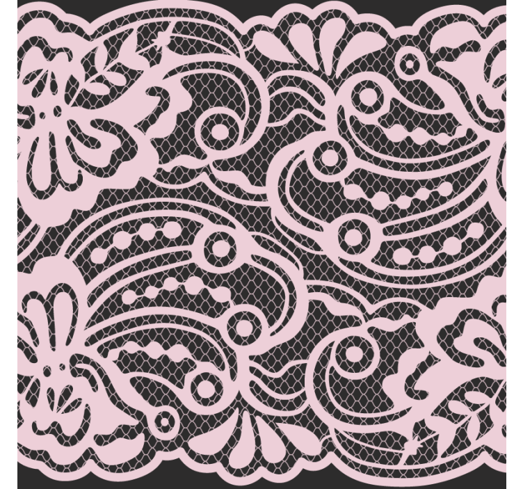 모던 포스트 분지 우아한 레이스 패턴 - TenStickers