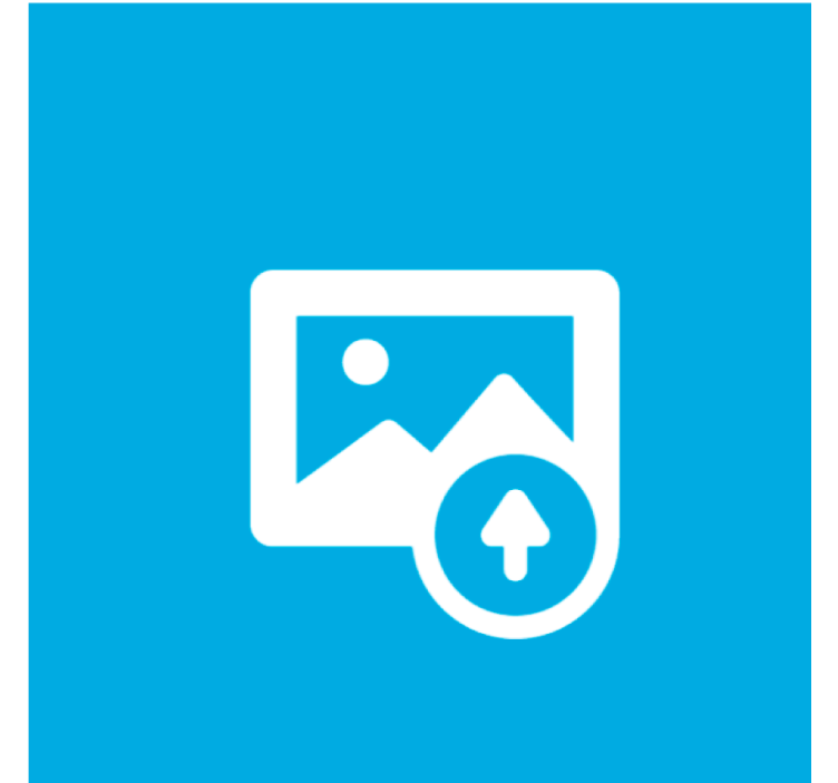 결혼식용 컵 받침 커플 해변 석양 - TenStickers