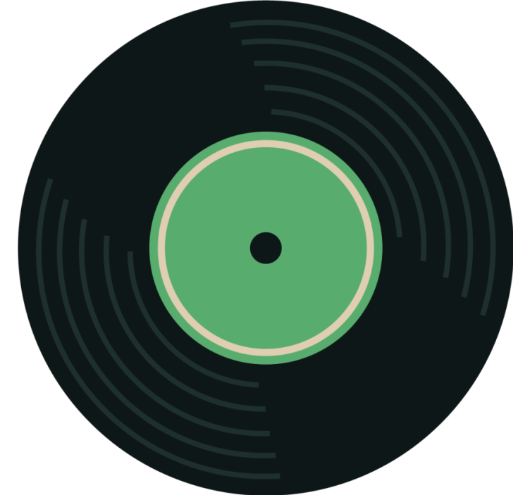 모든 세트 빈티지 코스터에 대한 디스코 세트 - TenStickers