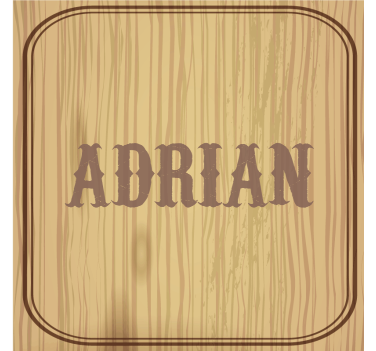 맞춤형 포스트글라스 나무 결 개인화 - TenStickers