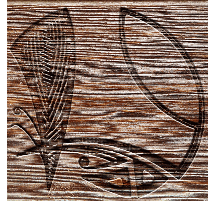 텍스처 효과 텀블러 정교한 나무 패턴 - TenStickers