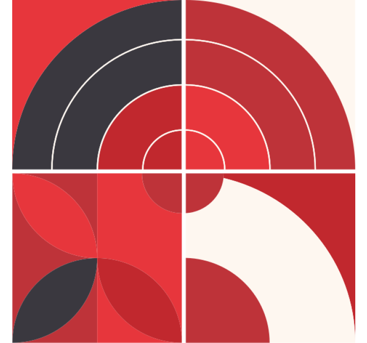 텍스처 효과 텀블러 기하학적 색상 패턴 - TenStickers