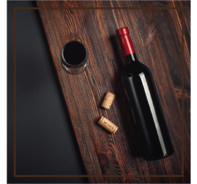 맥주 매트 컵 받침 와인병 코르크 음료 - TenStickers