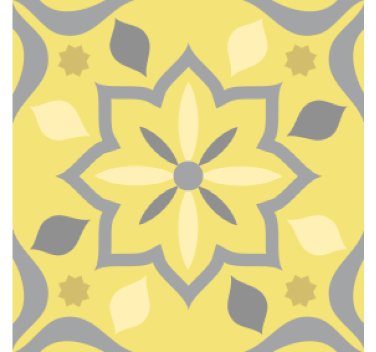 결혼식용 컵 받침 꽃무늬 디자인 - TenStickers