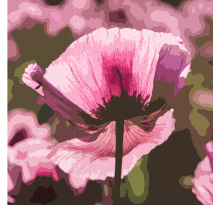 모던 포스트 분지 빛나는 식물 모티프 - TenStickers