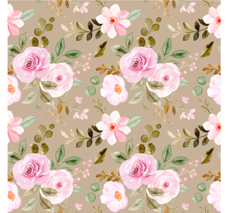 텍스처 효과 텀블러 식물 프린트 모티프 - TenStickers