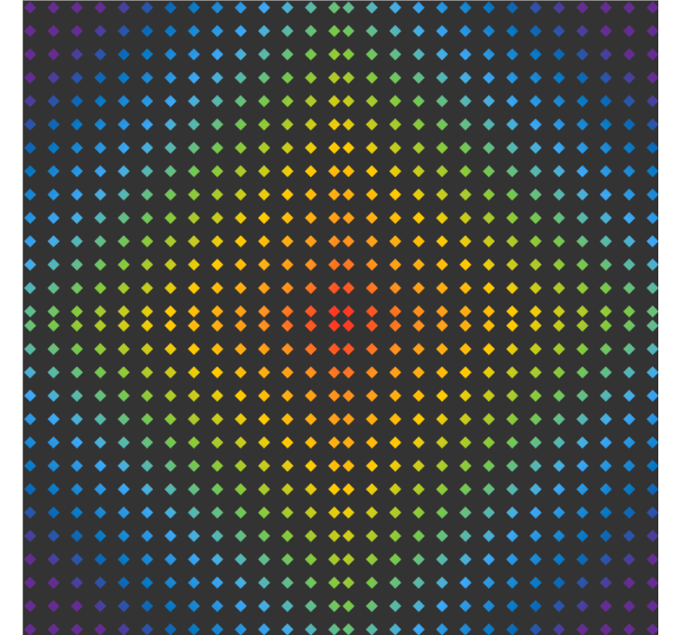 텍스처 효과 텀블러 컬러풀 도트 패턴 - TenStickers