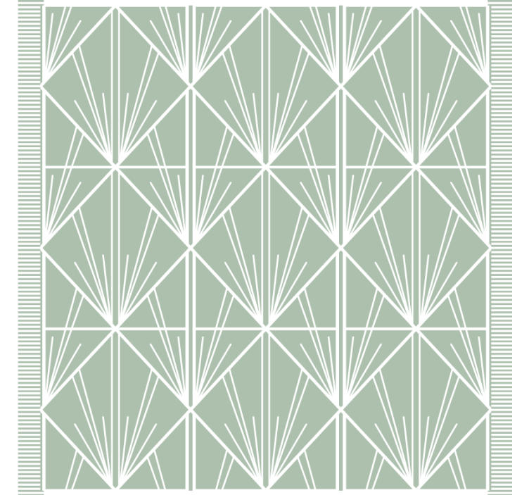 텍스처 효과 텀블러 기하학적 잎 패턴 - TenStickers